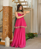 Bandhani Embroidered 3-Piece Set
