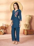 DIVA-176 – Women's Heavy Embroidered Co-Ord Set