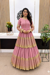 Embroidered Sequence Lehenga Set