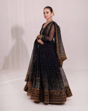 Women Embroidered Anarkali Set with Pant & Dupatta