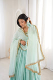 "Elegant Designer Anarkali Three Piece Set"*