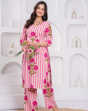 Premium Pure Cotton Co-Ord Kurti Pant Set