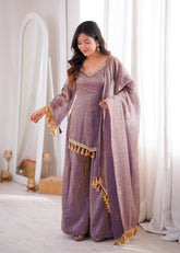 Crush Mirror Work 3-Piece Ethnic Set