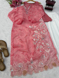 3-Piece Printed Shrug Set