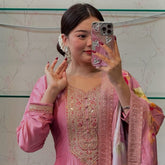 Soft Pastel Pink Suit Set