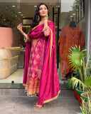 Timeless Pink Handcrafted Suit Set