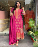 Timeless Pink Handcrafted Suit Set