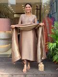 Gold Banarasi Suit Set