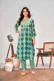 Cotton blend Geometrical Printed Co-ord Set