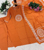 Elegant embroidery Pattern Kurta Set
