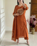 Elegant embroidery Pattern Kurta Set