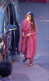 Pure Banarasi Mul Chanderi handwork Suit Set