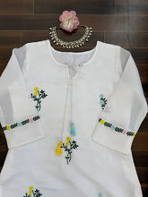 Cream 3-piece ethnic set