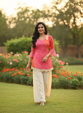 Bandhani Print Designer Laila Kurti