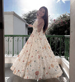 Elegant embroidered Anarkali suit set