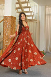 Elegant Karishma Silk 3-Piece Anarkali Set ✨