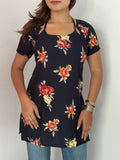 Pure Cotton Designer Floral Print Kurti