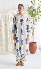 Printed Kurta Set with Dupatta (Jaipuri Taj Cotton)