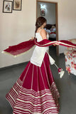 Fendy Silk Mirror Work Kurti with Lehenga Set for Women