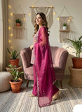 Modal Satin Kurta Set – Luxe & Effortless Chic