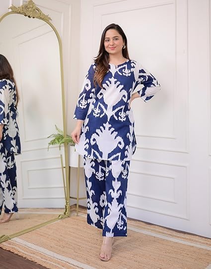 Printed Ikkat  Co-Ord Set