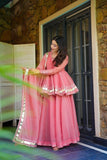Premium Tabby Organza Sharara Set