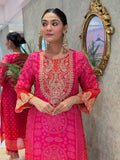 Grace in Every Thread – Premium Embroidered Silk suit set