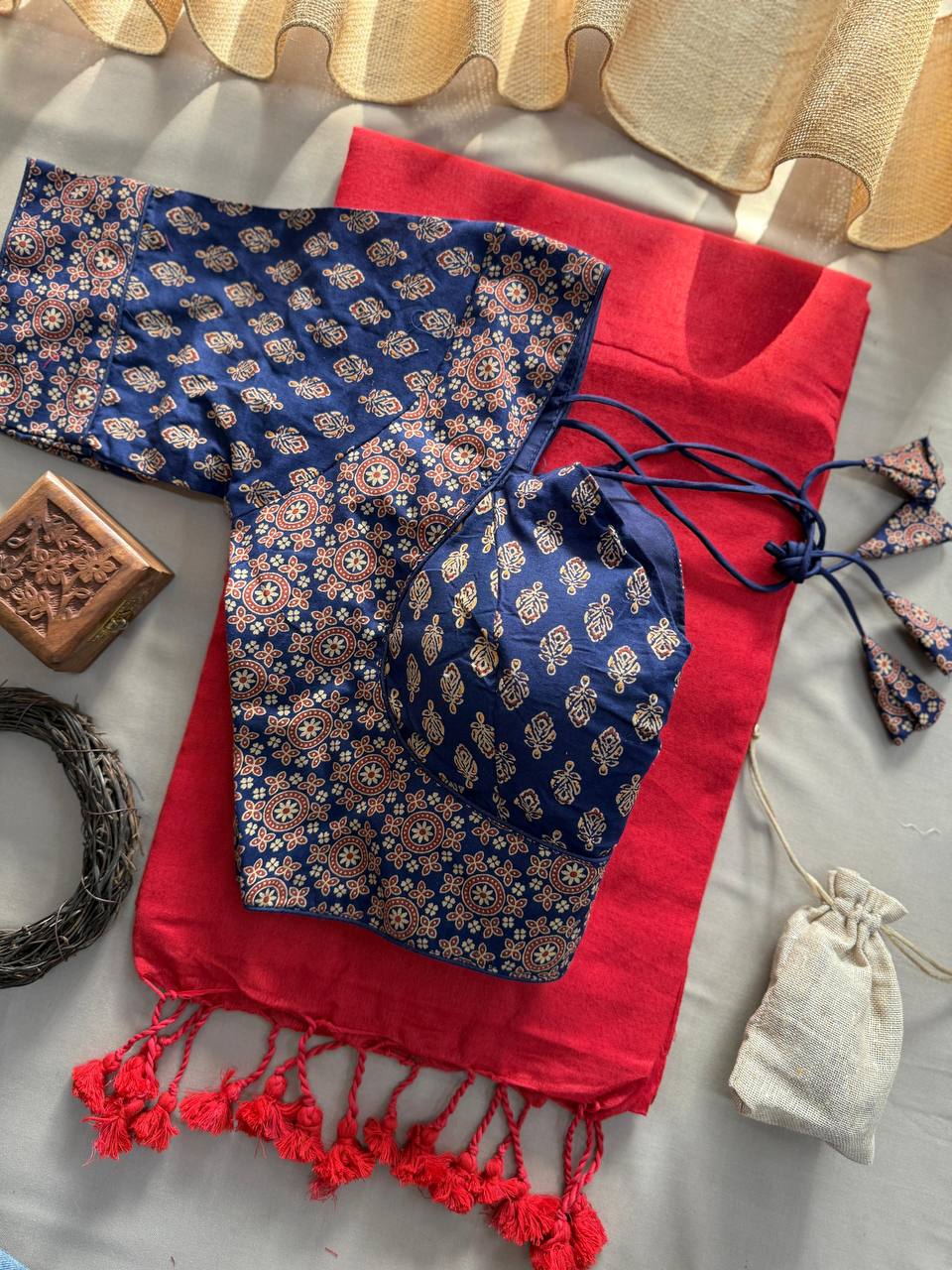 CF-105 – Elegant Khadi Cotton Saree