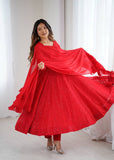 Premium embroidery Anarkali  Set