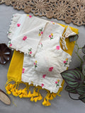 Timeless Khadi Elegance Saree with Blouse