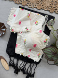 Timeless Khadi Elegance Saree with Blouse