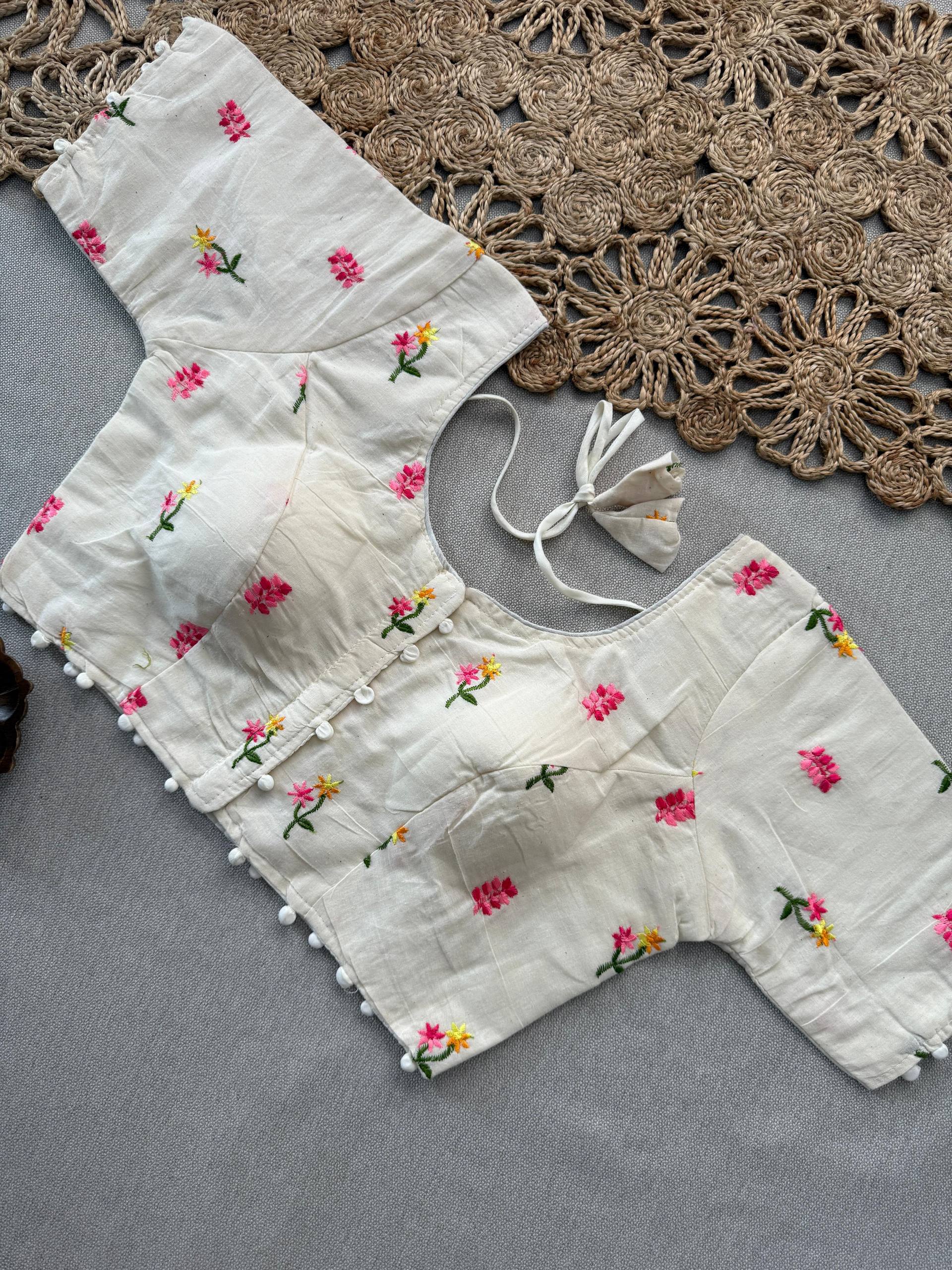 Timeless Khadi Elegance Saree with Blouse