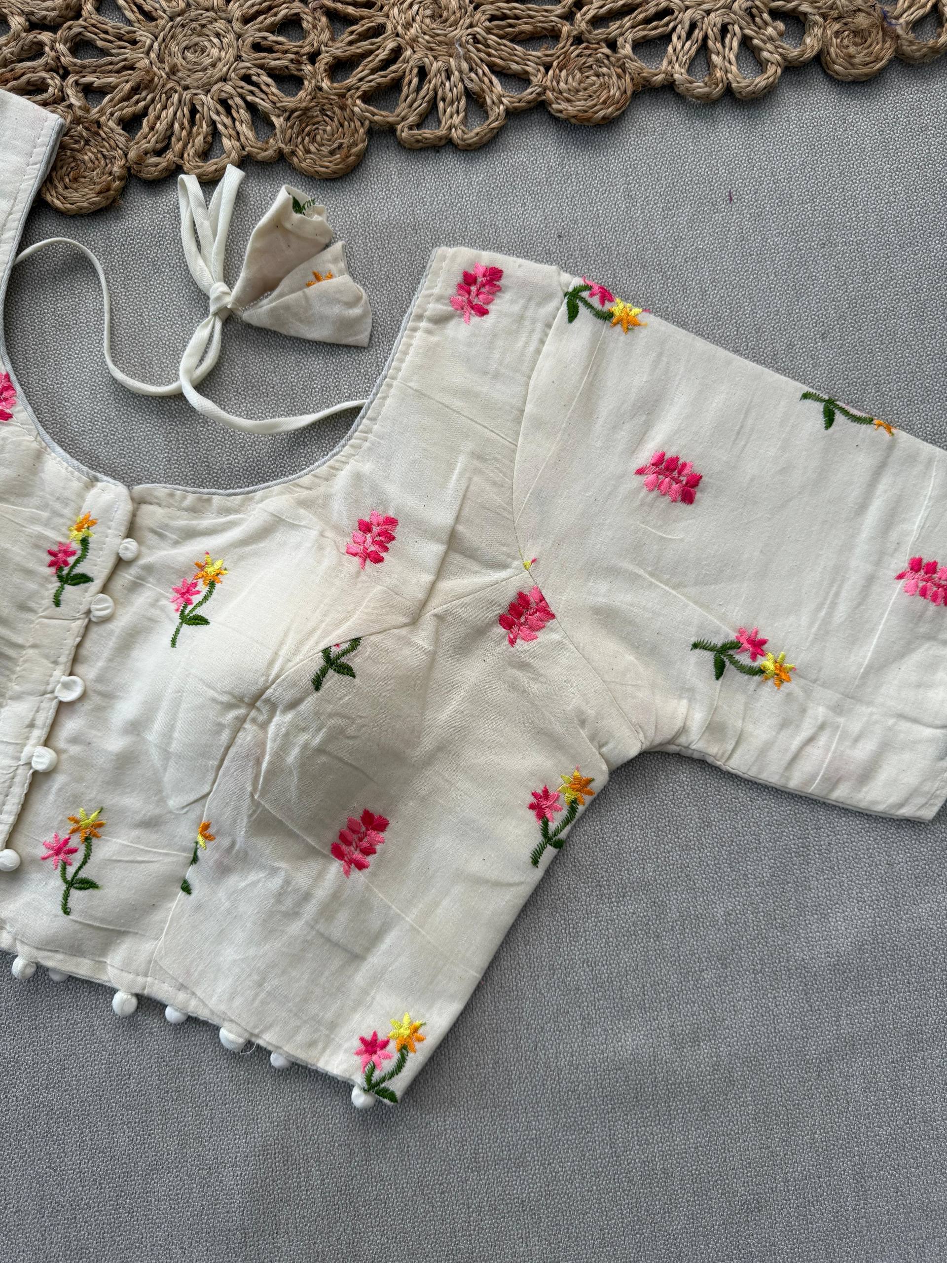 Timeless Khadi Elegance Saree with Blouse