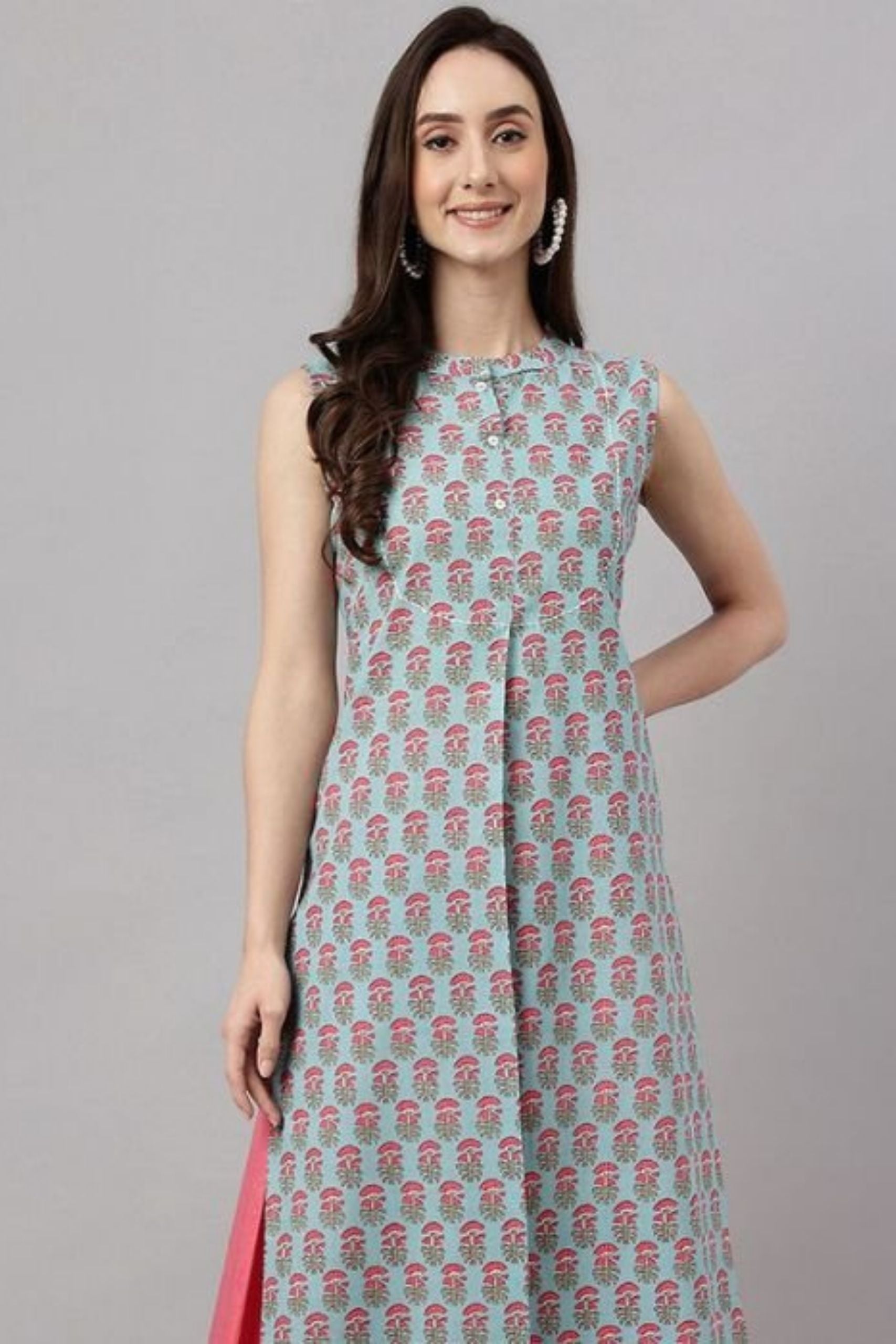 Women's Aqua Blue Kurta