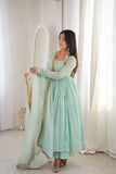 "Elegant Designer Anarkali Three Piece Set"*