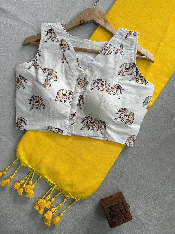 CF-107 – Graceful Khadi Cotton Saree
