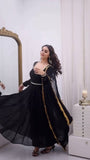 Elegant Faux Georgette Handwork Suit Set