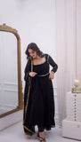 Elegant Faux Georgette Handwork Suit Set
