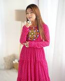 Royal Elegance – Rani Anarkali Gown