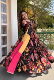 3-Piece Printed Anarkali Set