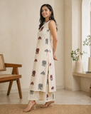 Stylish Cotton Flex Co-ord Set for Women | A-Line Kurta with Plazo – Summer Wear