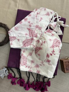CF-107 – Graceful Khadi Cotton Saree