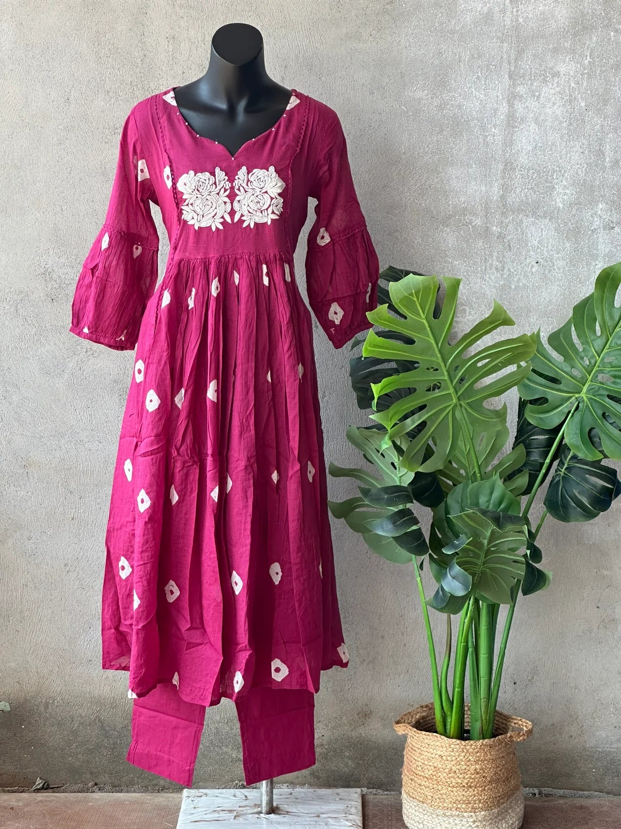 Festival Bandhej Kurti pant Collection