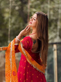Exclusive Faux Georgette Digital Print Mirror Work Suit Set