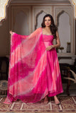 Pink Women’s 3-Piece Anarkali Set