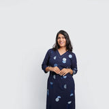 Blue Embroidered Co-ord Set – Effortless Elegance for the Modern Woman