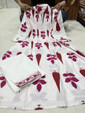 Elegance in Every Thread: Hand Block Printed Pink Pintuck Kurta Set