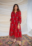 Festive Radiance – Pure Cotton Kurti Plazzo Set