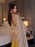 Designer Heavy Chinnon Silk Sharara Set with Thread & Sequin Work