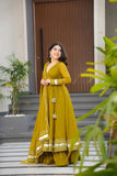 Elegant Hand Gotta Work Anarkali Set – A Perfect Blend of Grace & Festive Charm
